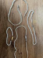 Parels, pareltjes en nepparels, Sieraden, Tassen en Uiterlijk, Kettingen, Verzenden, Zo goed als nieuw, Zilver