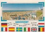 ZANDVOORT Panorama met Vlaggen, Gelopen, Noord-Holland, Verzenden, 1980 tot heden