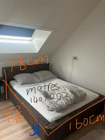 Gratis bed incl lattenbodem en matras