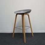 HAY About a Stool AAS32 Barkrukken | Grijs/ Eiken | 75 cm