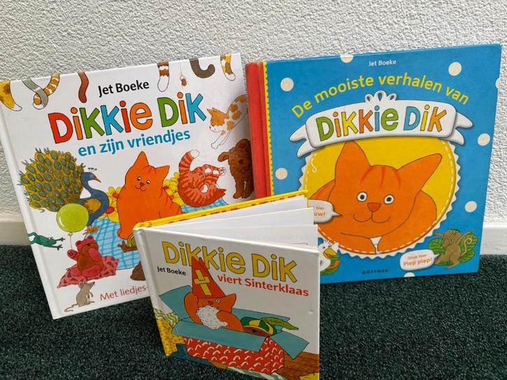 Drie "Dikkie Dik" verhalen boeken, Boeken, Kinderboeken | Baby's en Peuters, Zo goed als nieuw, 2 tot 3 jaar, Ophalen of Verzenden