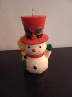 Brocante Sneeuwpop/ kaars, Diversen, Kerst, Ophalen, Zo goed als nieuw