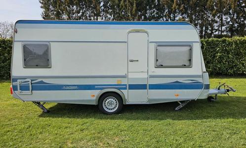 Caravan FENDT Saphir 470 TF, Caravans en Kamperen, Caravans, Particulier, tot en met 4, 1000 - 1250 kg, Rondzit, Fendt, Vast bed