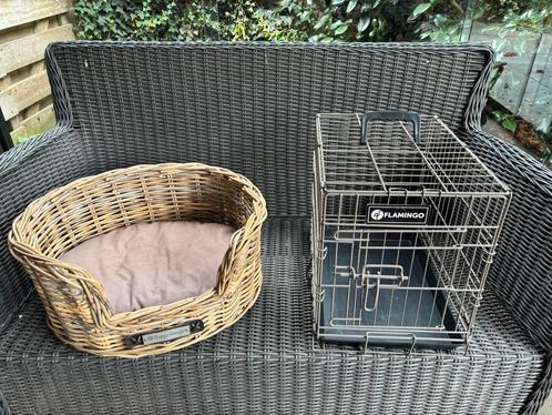Honden bench en mand, Dieren en Toebehoren, Hondenbenches, Zo goed als nieuw, Ophalen
