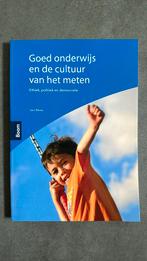 Goed onderwijs en de cultuur van het meten, Boeken, Ophalen of Verzenden, Nieuw, Sociale wetenschap