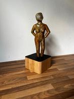 Beeld Annet | powervrouw | handgemaakt | speksteen, Antiek en Kunst, Kunst | Beelden en Houtsnijwerken, Ophalen