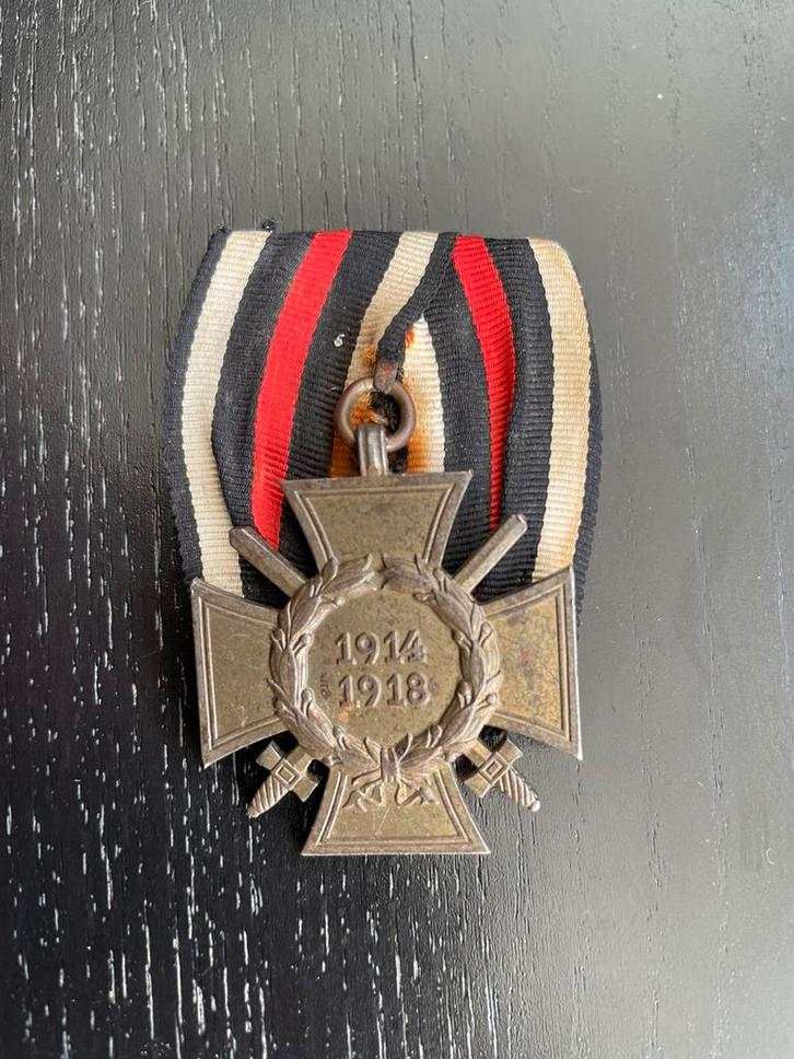 WW1 Frontkämpfer kreuz einzelspange, Verzamelen, Militaria | Algemeen, Landmacht, Lintje, Medaille of Wings, Duitsland, Ophalen of Verzenden