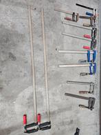 Lijmklemmen - Diverse maten - 11 stuks, Doe-het-zelf en Verbouw, Gereedschap | Handgereedschap, Ophalen, Gebruikt