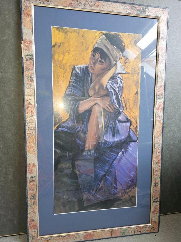 Origineel werk van Nico Vrielink  Klaar voor aan de muur, Antiek en Kunst, Kunst | Schilderijen | Klassiek, Ophalen