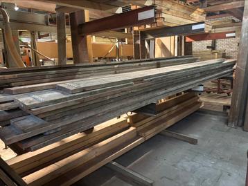 Gebruikt steigerhout , steigerplanken 500 cm lang €14,95 pst beschikbaar voor biedingen