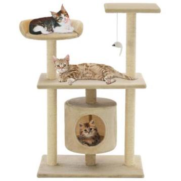 Kattenkrabpaal met sisaltouw Klein middelmaat. KOOPJE nieuw  beschikbaar voor biedingen