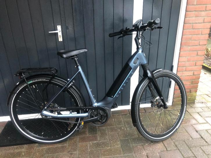 Gazelle Ultimate C8+  met riemaandrijving (als nieuw), Fietsen en Brommers, Elektrische fietsen, Zo goed als nieuw, Gazelle, 51 tot 55 cm