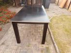 Houten tafel 180x90 - opknapper, Ophalen, Gebruikt, 50 tot 100 cm, 150 tot 200 cm
