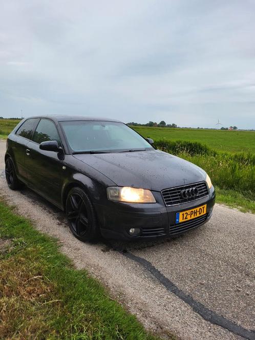 Audi A3 2.0 110KW 3D 2004 Zwart, Auto's, Audi, Particulier, A3, Benzine, C, Hatchback, Handgeschakeld, Origineel Nederlands, Zwart