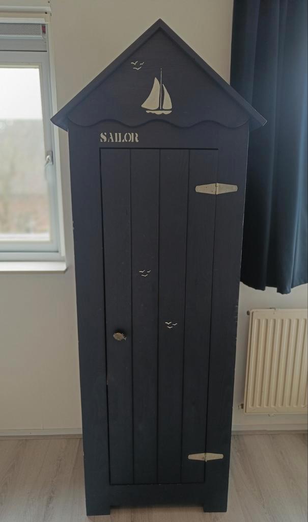 Leuke kinderkast in strandhuis thema, Kinderen en Baby's, Kinderkamer | Commodes en Kasten, Gebruikt, 105 cm of meer, 50 tot 70 cm