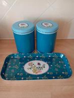 2 blikken AH roodborstje en klein dienblad, Verzamelen, Blikken, Ophalen of Verzenden, Zo goed als nieuw, Overige