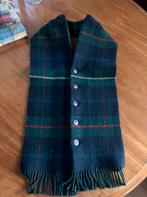 Vintage Schotse Ruit Sjaal met Knopen, Ophalen of Verzenden, Zo goed als nieuw