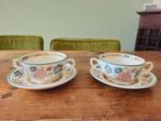 Bodemprijs: Franciscan Orient (Myott) Soepkommen 🌸🏵, Huis en Inrichting, Keuken | Servies, Ophalen of Verzenden, Zo goed als nieuw