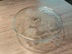 Mooie glazen taartplateau, Ophalen of Verzenden, Zo goed als nieuw, Rond, Glas