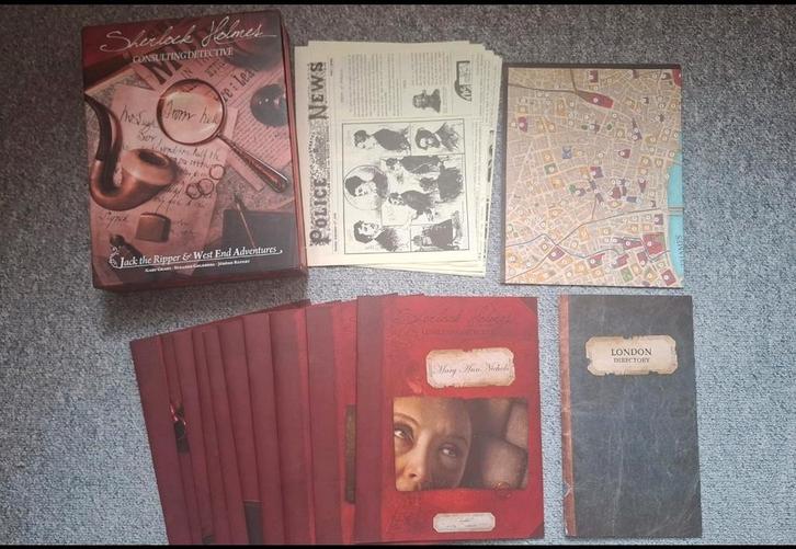 Sherlock Holmes consulting detective Jack the ripper, Hobby en Vrije tijd, Gezelschapsspellen | Bordspellen, Ophalen of Verzenden