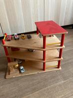 Goochem Houten Parkeergarage Speelgoed, Kinderen en Baby's, Ophalen, Gebruikt, Toebehoren