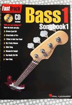 Fast Track  BASS 1  Songbook 1   incl CD, Muziek en Instrumenten, Bladmuziek, Ophalen of Verzenden, Basgitaar, Zo goed als nieuw