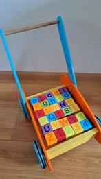 Blokken kar, Kinderen en Baby's, Speelgoed | Houten speelgoed, Ophalen of Verzenden, Gebruikt