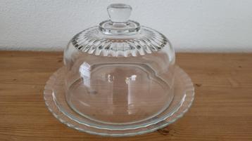 Vintage Arcoroc France stolp met onderbord beschikbaar voor biedingen