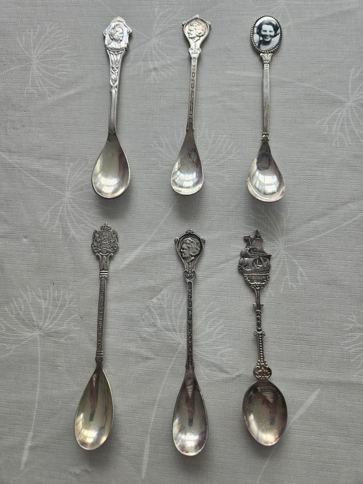 Verzameling lepeltjes, Antiek en Kunst, Antiek | Bestek, Ophalen of Verzenden