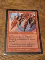 Magma Sliver - Magic: The Gathering, Ophalen of Verzenden, Gebruikt, Losse kaart