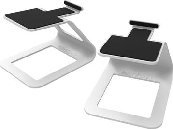 2 Elevated Desktop White Kanto Speaker Stands beschikbaar voor biedingen