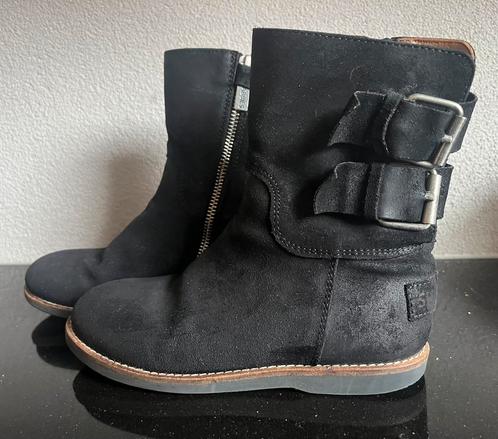 SHABBIES laarsjes Suede Leer 31 laarzen meisje zwart rits, Kinderen en Baby's, Kinderkleding | Schoenen en Sokken, Zo goed als nieuw