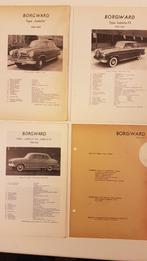3x BORGWARD ISABELLA Olyslager Vraagbaken kluwer 1954-1960, Auto diversen, Handleidingen en Instructieboekjes, Ophalen of Verzenden