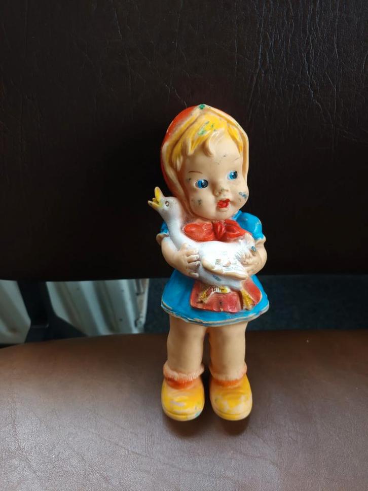 Zeldzaam vinyl Gänseliesel-popje, Antiek en Kunst, Curiosa en Brocante, Ophalen of Verzenden