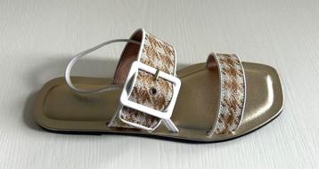SPLINTERNIEUW! Pollini (lederen) dames sandalen goud 40 beschikbaar voor biedingen