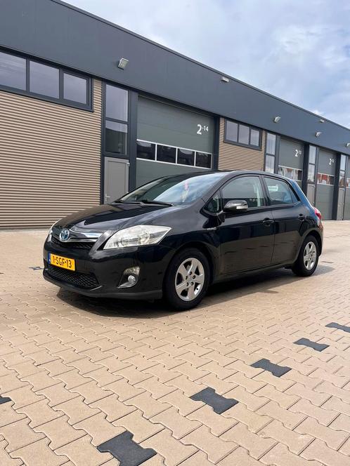 Toyota Auris 1.8 Full Hybrid 5DR CVT 2013 Zwart, Auto's, Toyota, Bedrijf, Auris, Airbags, Airconditioning, Bluetooth, Boordcomputer