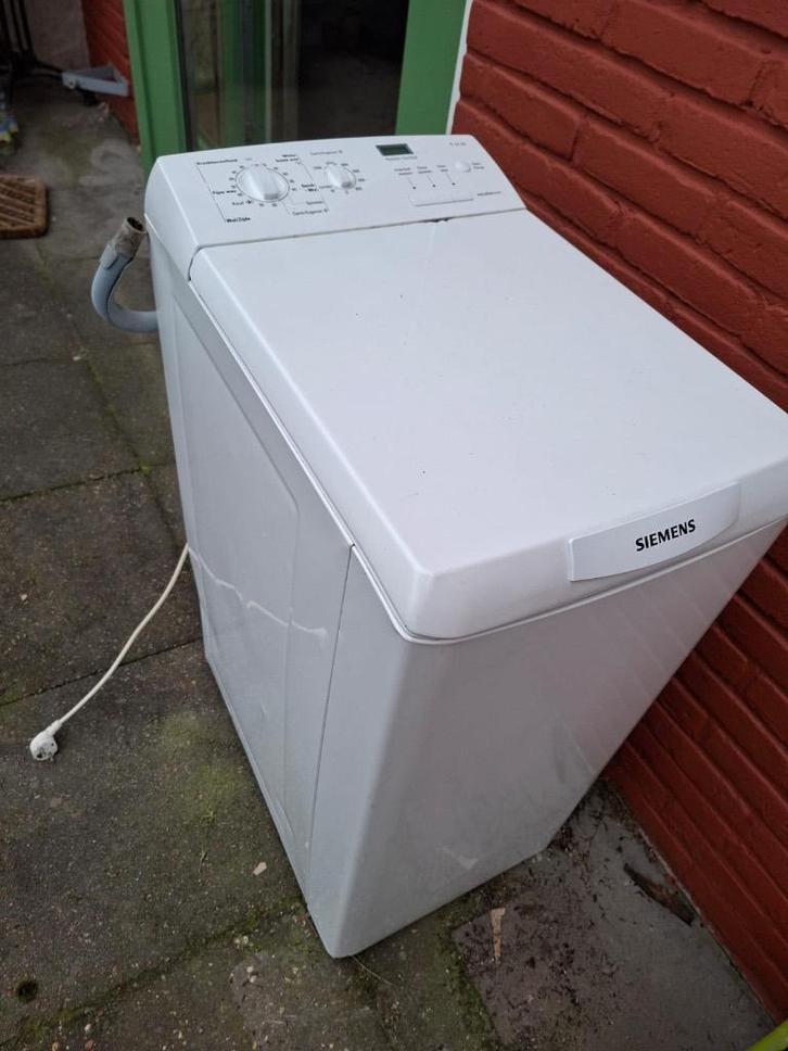 Siemens Bovenlader wasmachine, Witgoed en Apparatuur, Wasmachines, Gebruikt, Bovenlader, 4 tot 6 kg, 85 tot 90 cm, 1200 tot 1600 toeren