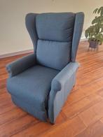 Groene fauteuil, Huis en Inrichting, Ophalen, 75 tot 100 cm, Zo goed als nieuw, Stof