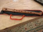 Houten Alt Blokfluit met Tas, Ophalen of Verzenden, Zo goed als nieuw, Alt, Met koffer, hoes of etui