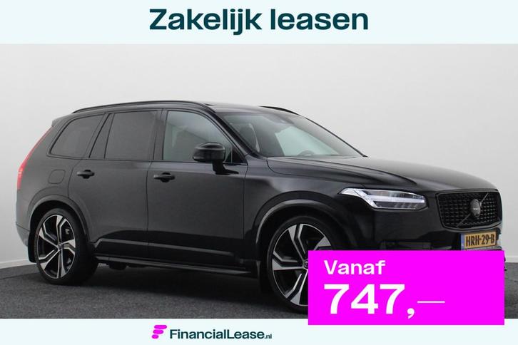 Volvo XC90 2.0 T8 Recharge Long Range AWD R-Design 7p. Panor, Auto's, Volvo, Bedrijf, Lease, Financial lease, XC90, 360° camera