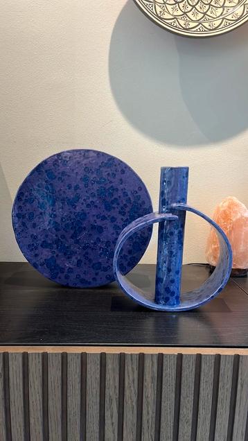 Unieke design vazen set – paars/blauw beschikbaar voor biedingen