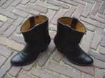 GRATIS VERZENDEN MOOIE ZWART BRUINE LEREN SENDRA LAARZEN 40, Hoge laarzen, Verzenden, Zwart, Sendra 40
