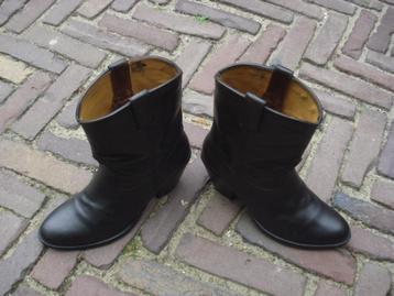GRATIS VERZENDEN MOOIE ZWART BRUINE LEREN SENDRA LAARZEN 40 beschikbaar voor biedingen