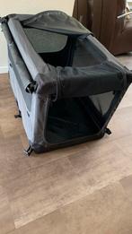 Maelson zwarte opvouwbare transport hondenbench/soft kennel, Dieren en Toebehoren, Ophalen of Verzenden, Gebruikt