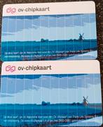 1 ov kaart of 2 ov kaarten, Tickets en Kaartjes, Trein, Bus en Vliegtuig, Nederland, Bus, Metro of Tram, Overige typen, Eén persoon