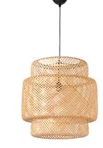 Ikea Sinnerlig lamp 50cm, Huis en Inrichting, Lampen | Hanglampen, Ophalen, Zo goed als nieuw, Natuurlijk, 50 tot 75 cm