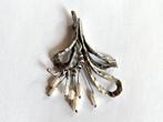 Vintage hanger zilver parel handgevormd, Verzenden, Zo goed als nieuw, Zilver