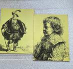 KLM menukaarten van 2006 400 jaar Rembrandt van Rijn, Ophalen of Verzenden, 1980 tot heden, Politiek en Historie