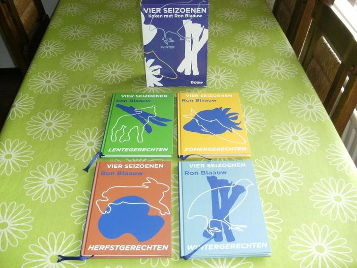 Vier seizoenen Koken met Ron Blaauw, Boeken, Kookboeken, Zo goed als nieuw, Voorgerechten en Soepen, Hoofdgerechten, Nederland en België