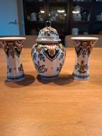 miniatuur handbeschilderd Tichelaar Makkum kaststel, Antiek en Kunst, Antiek | Vazen, Ophalen of Verzenden